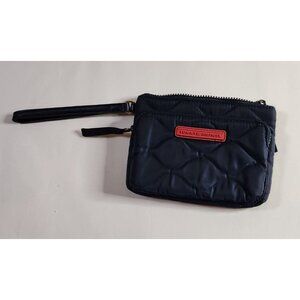 Tommy Hilfiger Quilted Wristlet Pouch With Zipper Closure & Detachable Strap